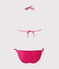 Bikini para mujer liso rosa PETUNIA