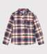 Camisa a cuadros de franela de niño
