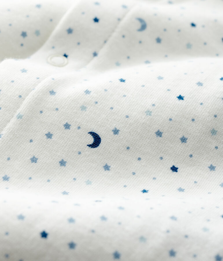 Pijama noche estrellada de t&uacute;bico para beb&eacute; ni&ntilde;o blanco/multicolor