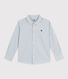 Camisa infantil de algodón a rayas