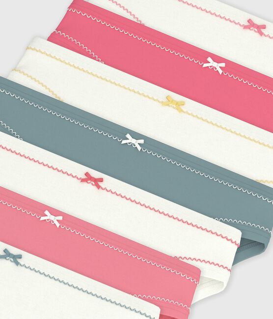 Juego de braguitas infantiles de algod&oacute;n lisas variante 1