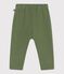 Pantal&oacute;n de jogging liso de algod&oacute;n para beb&eacute; verde OLIVINE
