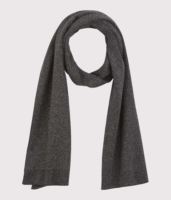Bufanda brillante para mujer negro CITY/gris ARGENT