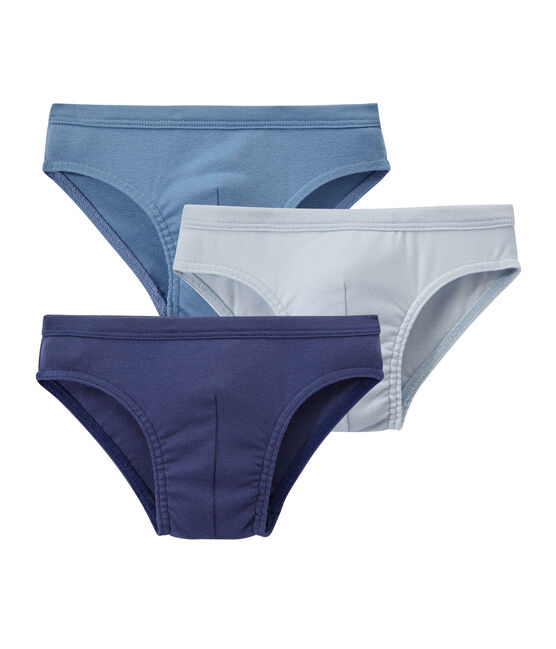 Lote de 3 slips lisos para niño blanco LOT
