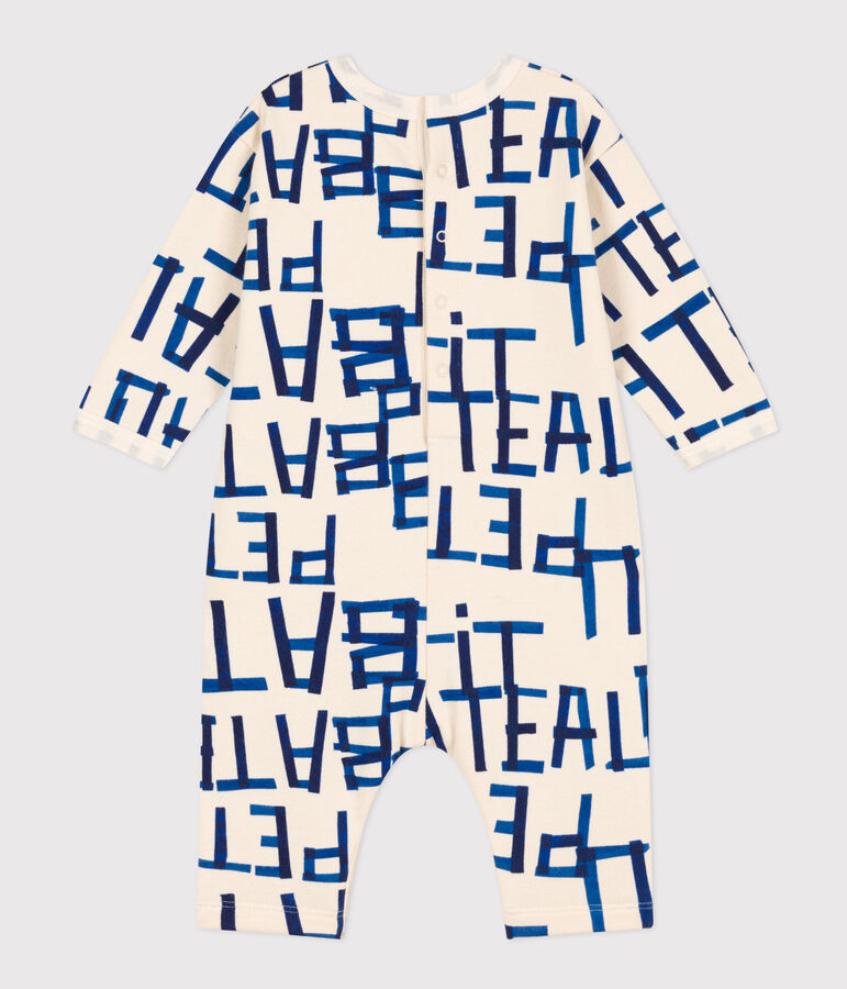 Mono largo de mulet&oacute;n estampado para beb&eacute; crudo/multicolor