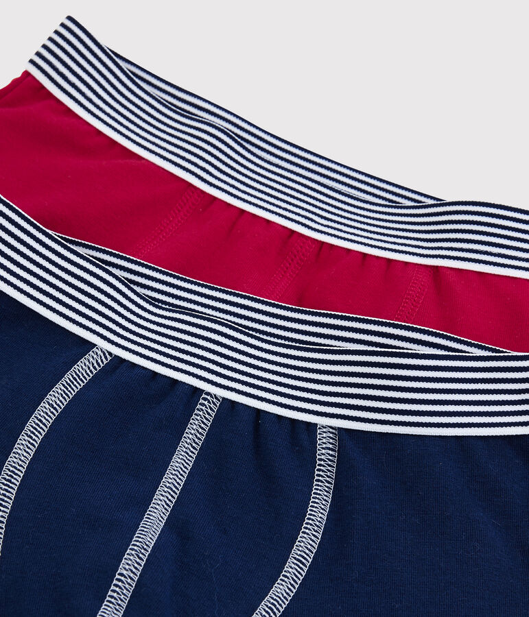 Lote de 2 b&oacute;xers de algod&oacute;n ecol&oacute;gico y elastano de ni&ntilde;o multicolor