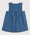 Vestido vaquero de bebé. azul JEANS
