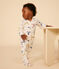 Pijama de algodón con estampado para bebé blanco AVALANCHE/ MULTICO