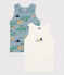 Juego de 2 camisetas de tirantes de algodón de explorador para niño variante 1