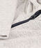 Sudadera con capucha y cremallera de niño gris BELUGA CHINE