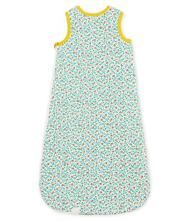 Saquito compacto de tejido t&uacute;bico para beb&eacute; ni&ntilde;a blanco/multicolor