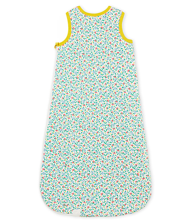 Saquito compacto de tejido t&uacute;bico para beb&eacute; ni&ntilde;a blanco/multicolor