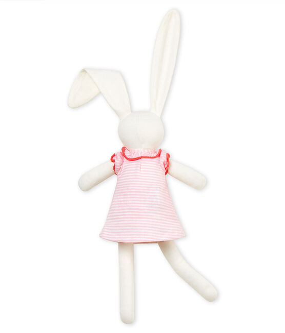 Dudú con conejito vestido rosa VIENNE/blanco MARSHMALLOW
