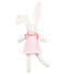 Dudú con conejito vestido rosa VIENNE/blanco MARSHMALLOW