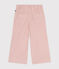 Pantalón de pana para niña rosa SALINE