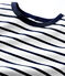 Camiseta LA ICONICA de algodón con cuello redondo para mujer blanco MARSHMALLOW/azul SMOKING