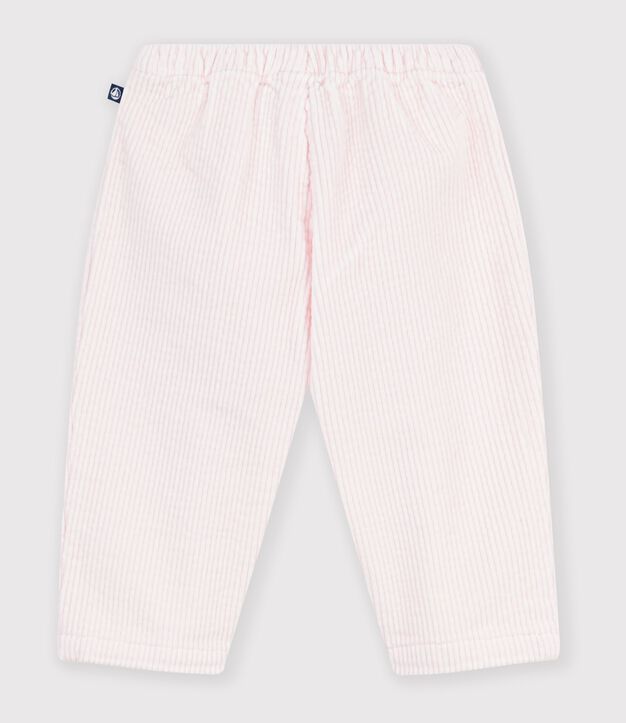 Pantal&oacute;n de terciopelo liso para beb&eacute; BARELY
