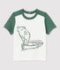 Camiseta de manga corta de algodón de bebé niño