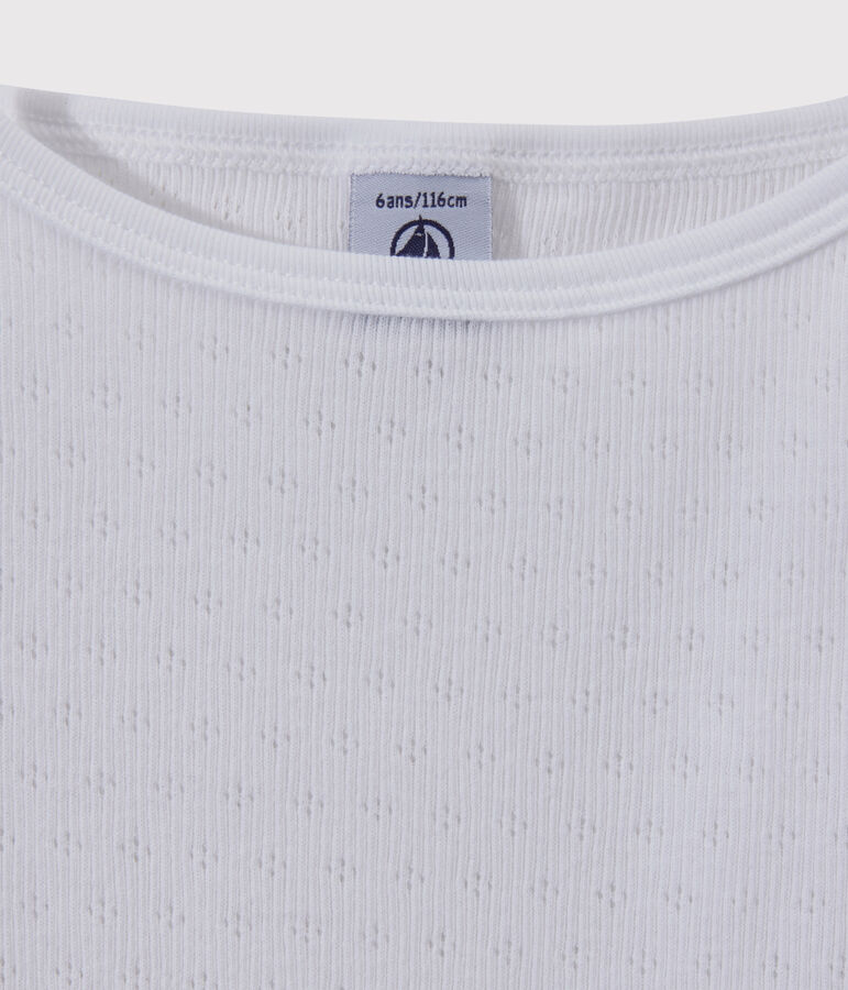 Lote de 2 camisetas de tirantes caladas de ni&ntilde;a variante 1