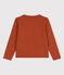 Cárdigan de algodón para niña marron RUSTY
