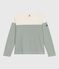 Camiseta marinera de algodón para mujer verde MILK/ WILLOW