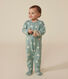 Pijama de felpa con corazones para bebé