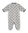 Pijama manta para bebé niño gris SUBWAY/azul LOGO