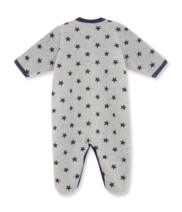 Pijama manta para beb&eacute; ni&ntilde;o gris/azul