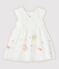 Vestido de celebración con tul bordado de bebé niña blanco MARSHMALLOW/blanco MULTICO