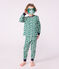 Pijama disfraz infantil de algodón con estampado de cocodrilo verde MILK/ EVERGREEN
