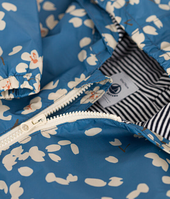 Cortavientos estampado para bebé azul BEACH/ MULTICO
