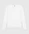 Camiseta L'ICONIQUE de algod&oacute;n de punto cocotte para mujer blanco