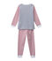 Pijama rayado para niño blanco ECUME/blanco MULTICO