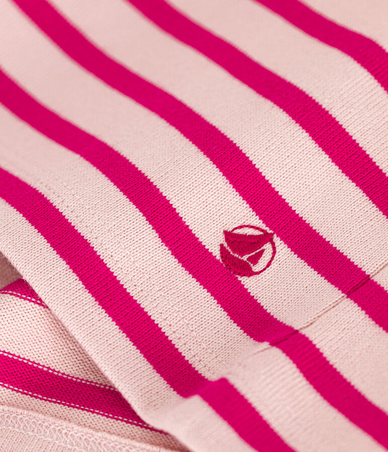 Marinera de algod&oacute;n con botones para mujer rosa/rosa