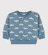 Sudadera de algodón con estampado de pájaros para bebé