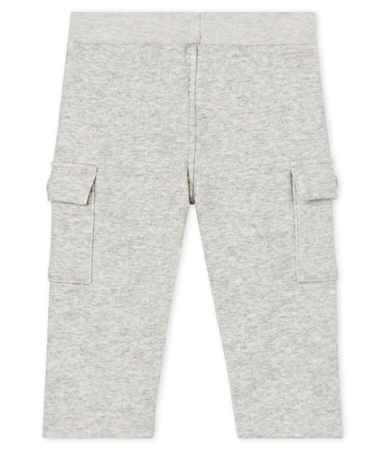 Pantal&oacute;n de terciopelo para beb&eacute; ni&ntilde;o gris