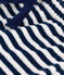 Pantalón de rizo a rayas para bebé azul MEDIEVAL/blanco MARSHMALLOW