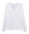 Camiseta manga larga de algodón Sea Island para mujer blanco ECUME