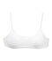 Top liso para niña blanco ECUME