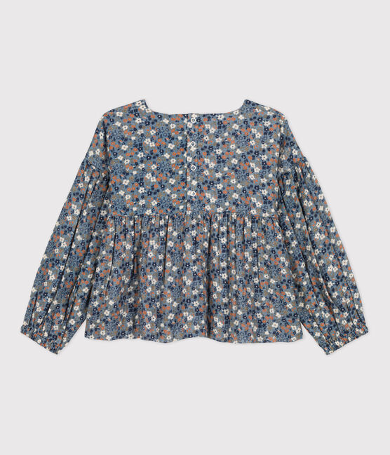 Blusa estampada de gasa de algodón de niña ROVER/ MULTICO