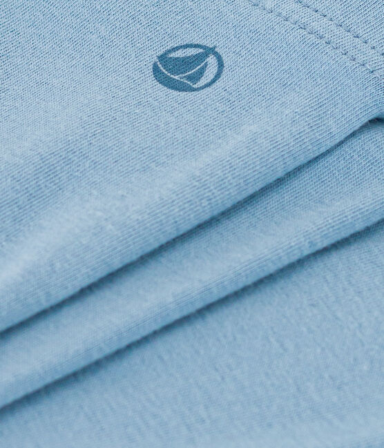 Leggings de punto y elastano para niña azul AZUL