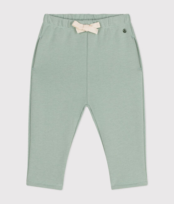 Pantalón de muletón de bebé verde HERBIER