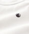 Camiseta de algodón de bebé blanco MARSHMALLOW