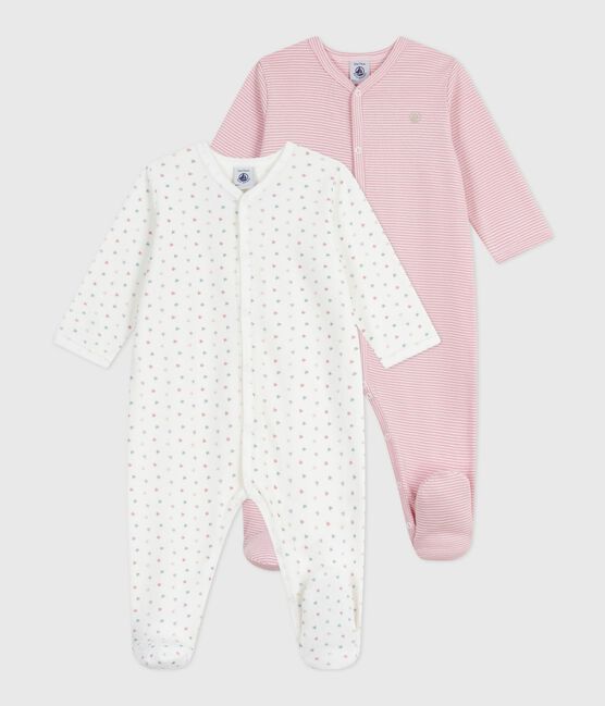 Juego de pijamas de algodón estampado para bebé variante 1