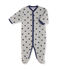 Pijama manta para bebé niño gris SUBWAY/azul LOGO