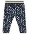 Pantalón de túbico estampado para bebé niña azul SMOKING/blanco MULTICO