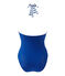 Bañador de 1 pieza para mujer blanco MARSHMALLOW/azul PERSE/ MULTICO