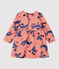 Vestido de muletón con estampado de animales para bebé rosa PAPAYE/ MULTICO