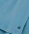 Blusa de algodón para niña azul POLOCHON