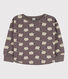 Sudadera estampada de muletón de niña / niño